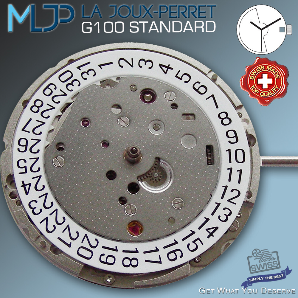 MOVEMENT AUTOMATIC LA JOUX-PERRET G100 STANDARD ETA 2824-2 COMPAT., SWISS MADE