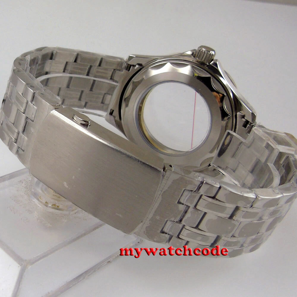 41mm ceramic bezel sapphire glass Watch Case fit NH35 NH36 Miyota 8215 movement