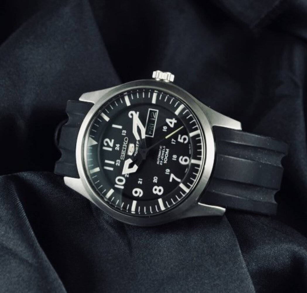 Watch Crystal Only for Seiko Military style SNZG Double Dome Sapphire Crystal –