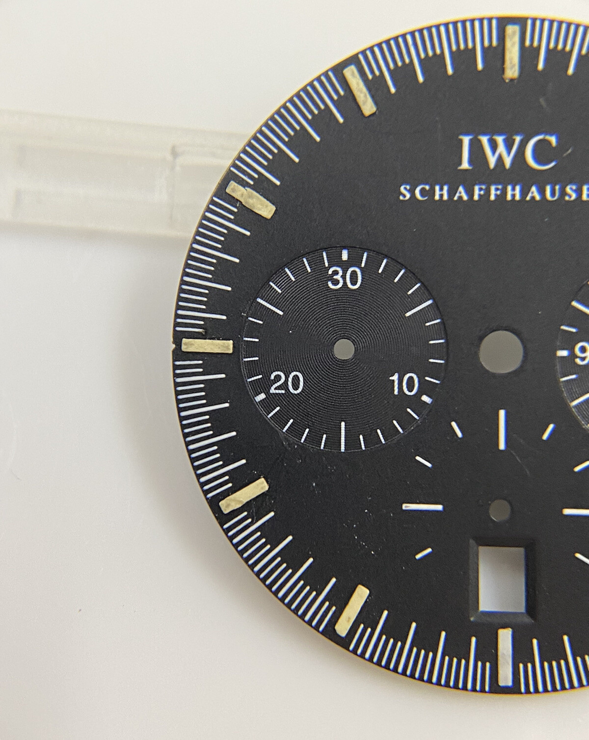 Original IWC GST SCHAFFHAUSEN Chronograph IW372701 Black 27mm Dial