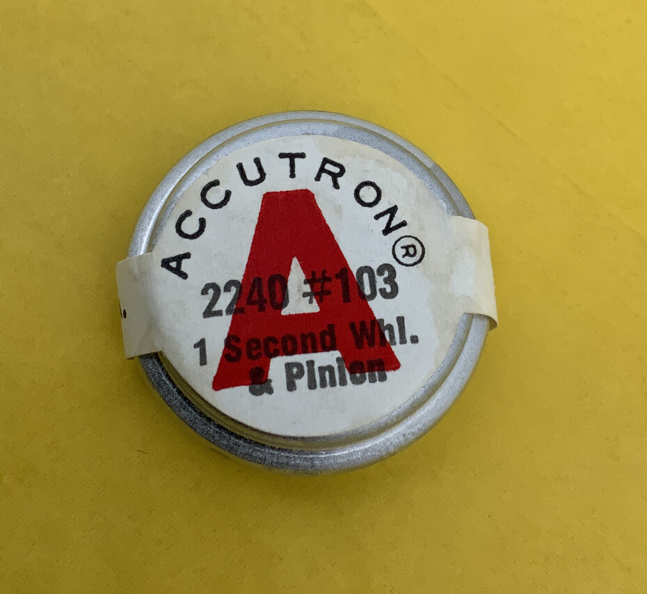 Accutron By Bulova 219 Part #103 Original Second Wheel And Pinion￼ NOS