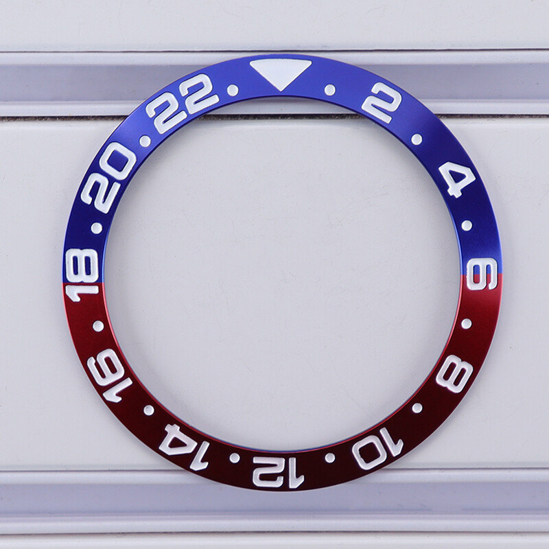 38mm X 30.7mm X 1.8mm Ceramic bezel Suitable For Modifying GMT Bicolor bicolor