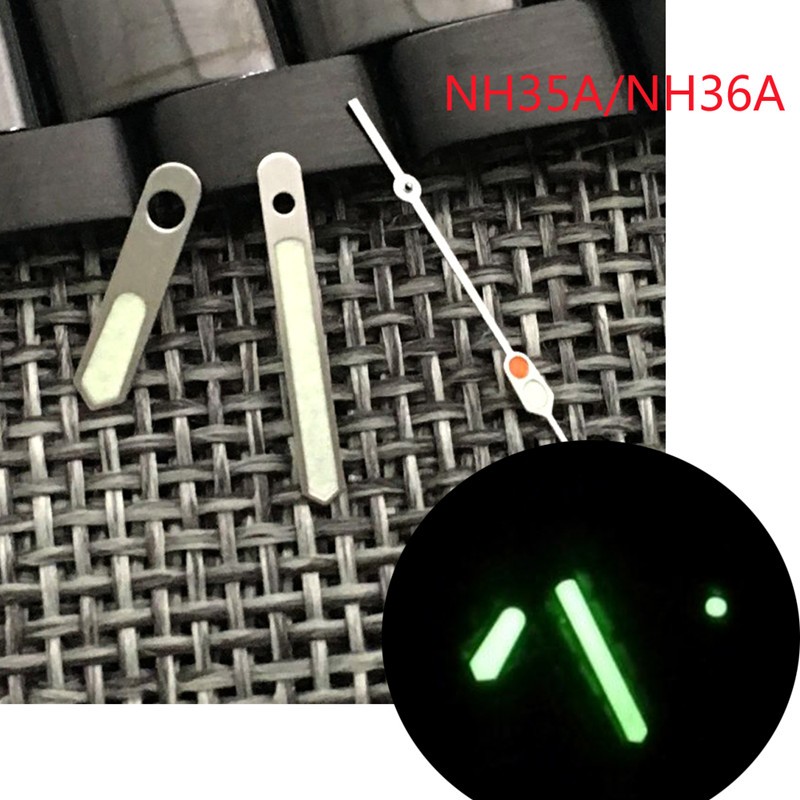 C3 Luminous Watch Hands For Japan NH35 NH36 Automatic Mechanical Movement M