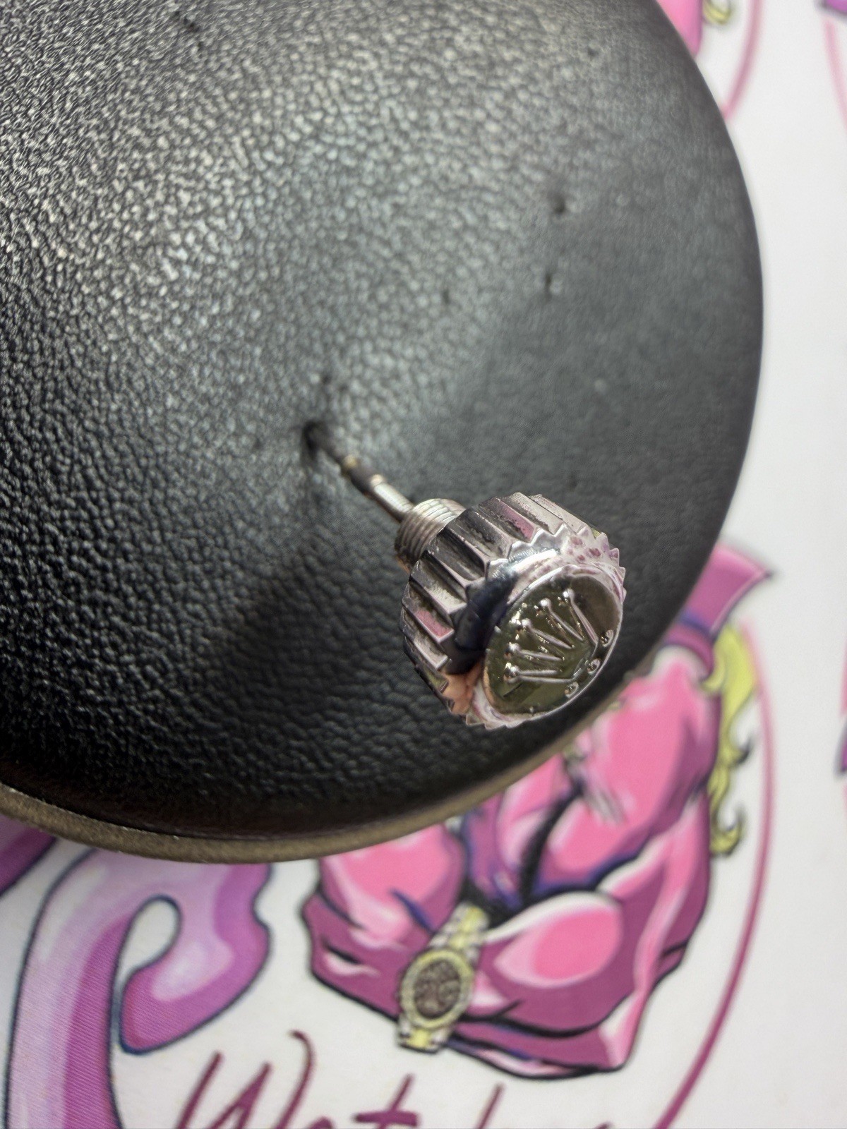 Rolex Crown + Steel Crown Tube Datejust 36mm 16200 16234 16220 Ecc Gen 3135