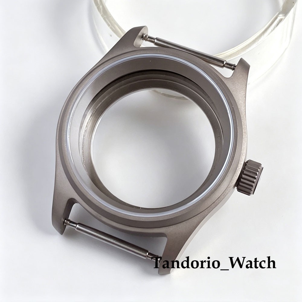 36mm/39mm 20ATM Titanium Pilot Diver Men Watch Case For NH35 PT5000 Miyota 8215