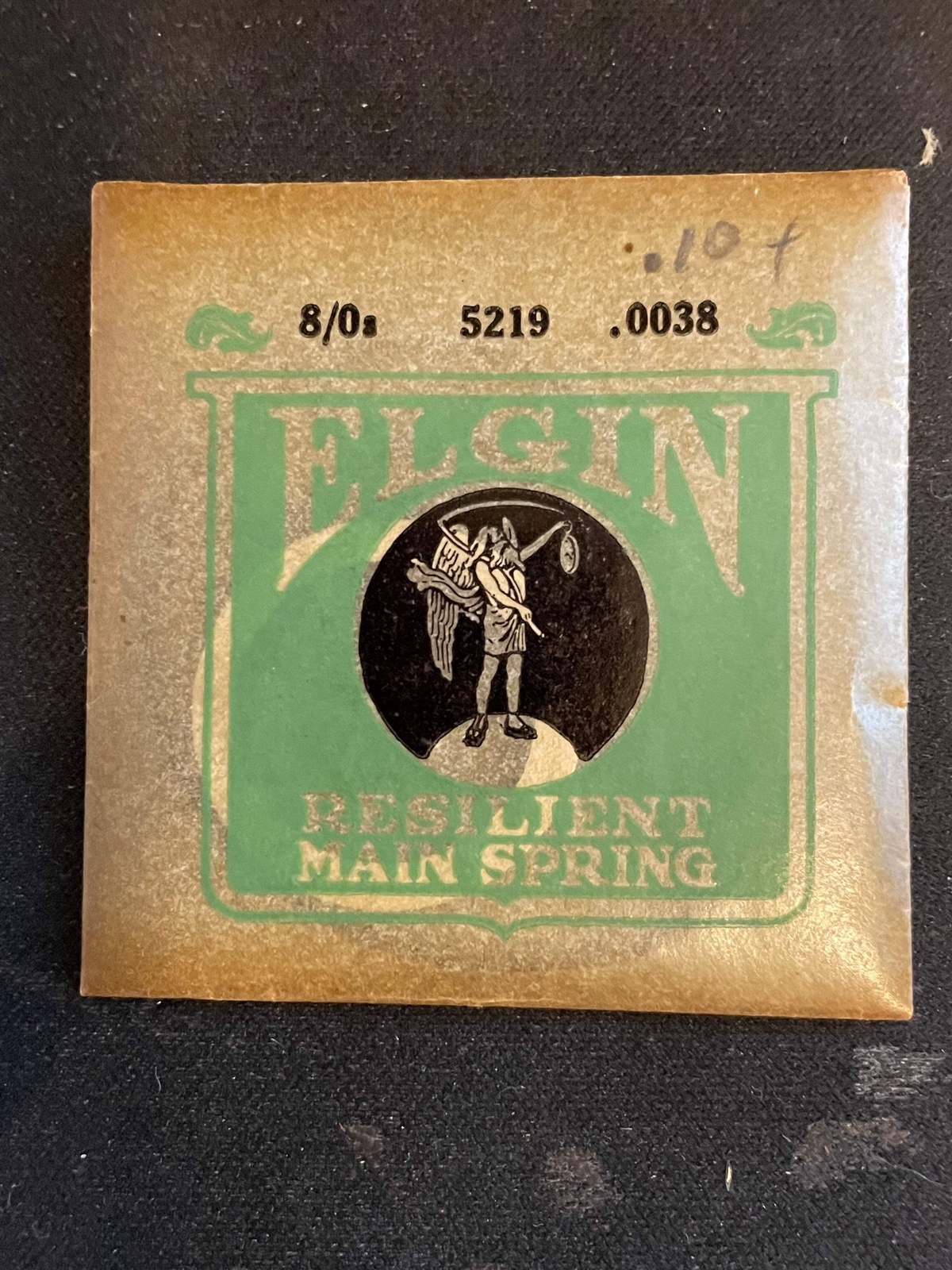 Elgin Factory Mainspring for 8/0s Factory No. 5219 – Steel