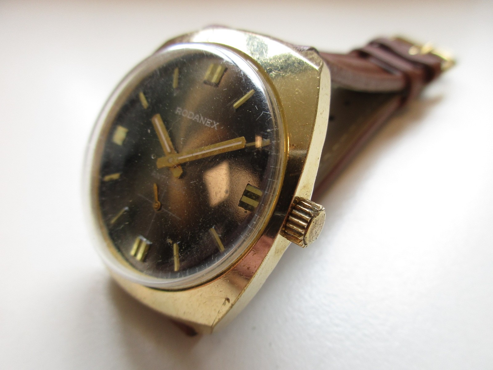 Rodanex 1970’s vintage men’s watch – FE cal. 233-60 movement – running