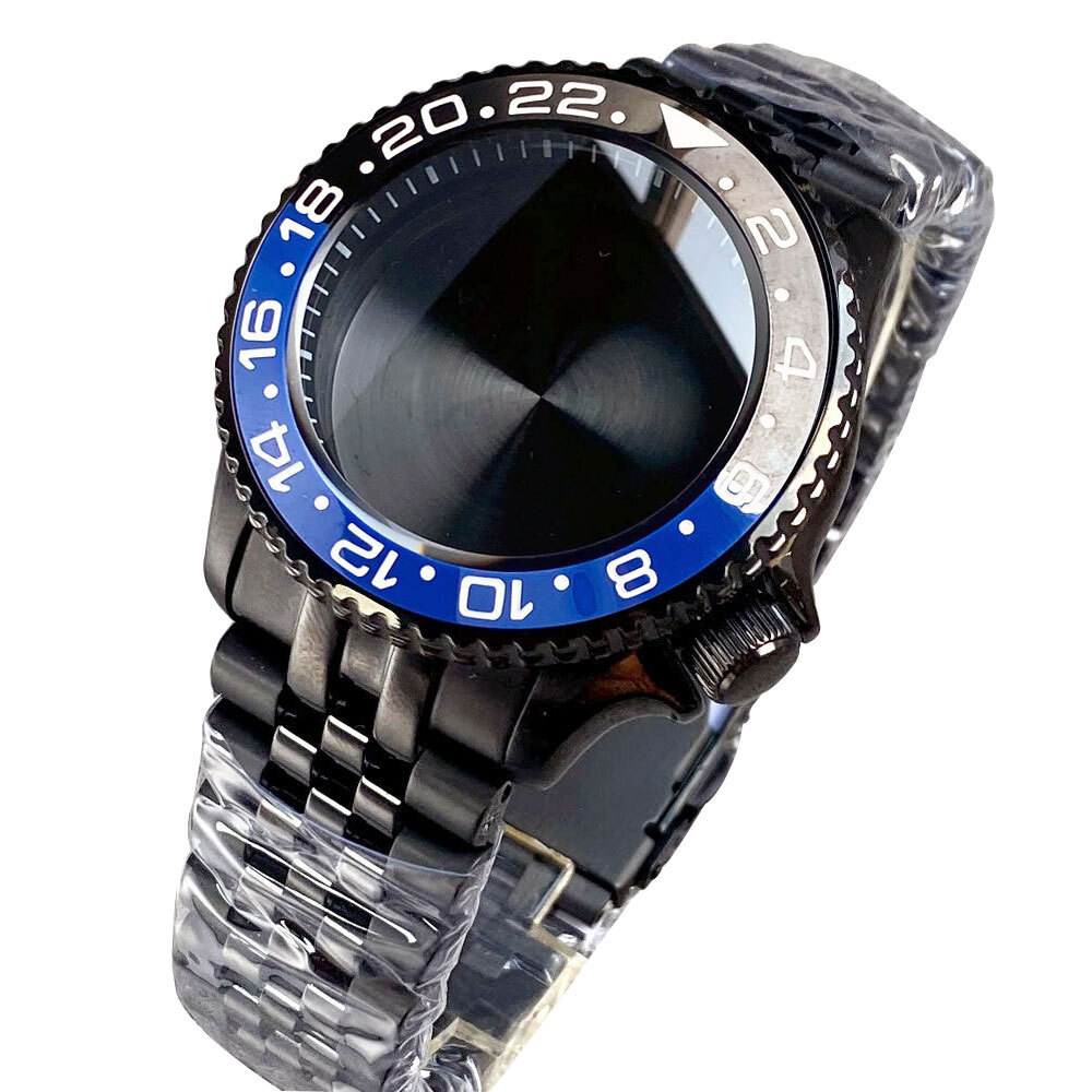 Domed Sapphire 200M Waterproof 41mm SKX Diver Watch Caase Steel for NH35 NH34 PT
