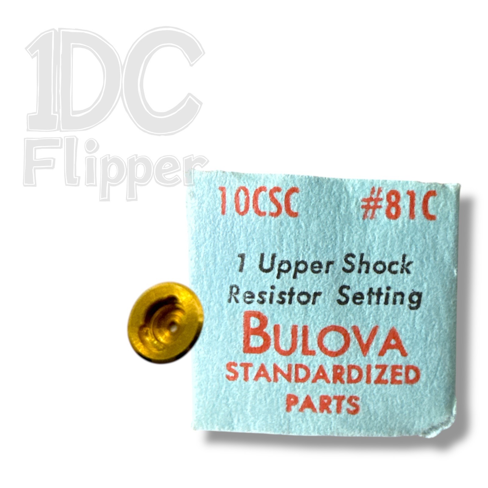 Bulova 10CSC SHOCK RESIST SETTING UPPER #81C 9ARC, 9AR, 8BBA Fits Multiple Read