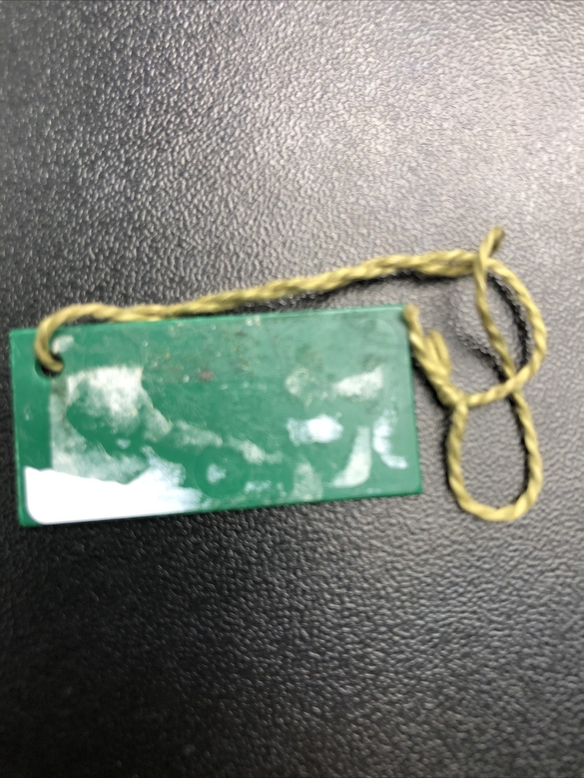 ROLEX PRESIDENT GREEN SERIAL HANG TAG