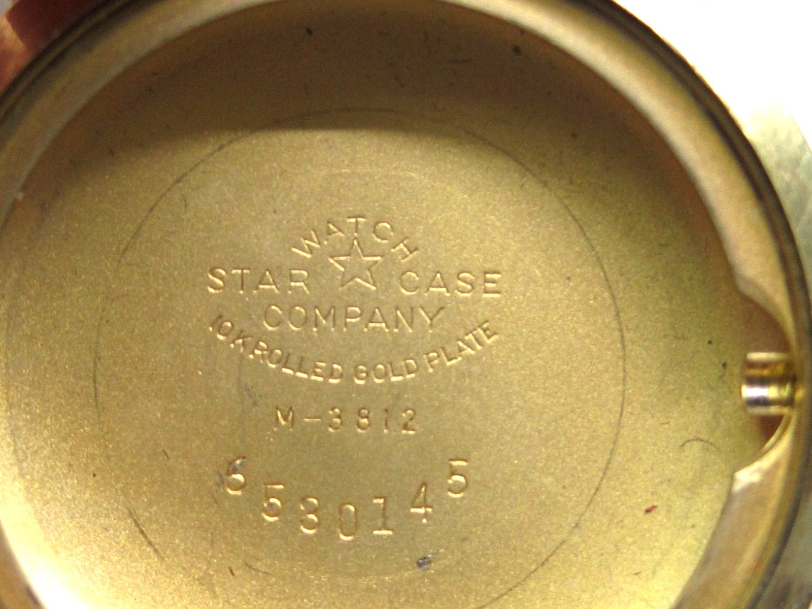 Vintage Gents No Name 10 KT Yellow Rolled Gold Plate Wrist Watch Case ONLY