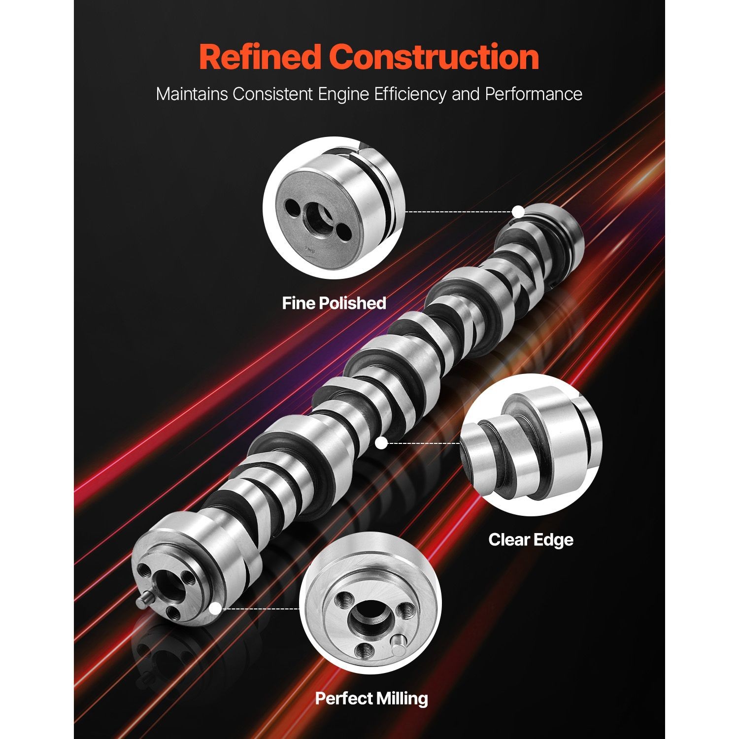 Engine Camshaft, 12625437 SP011 – 16 Cam Replacement, Compatible with Norris