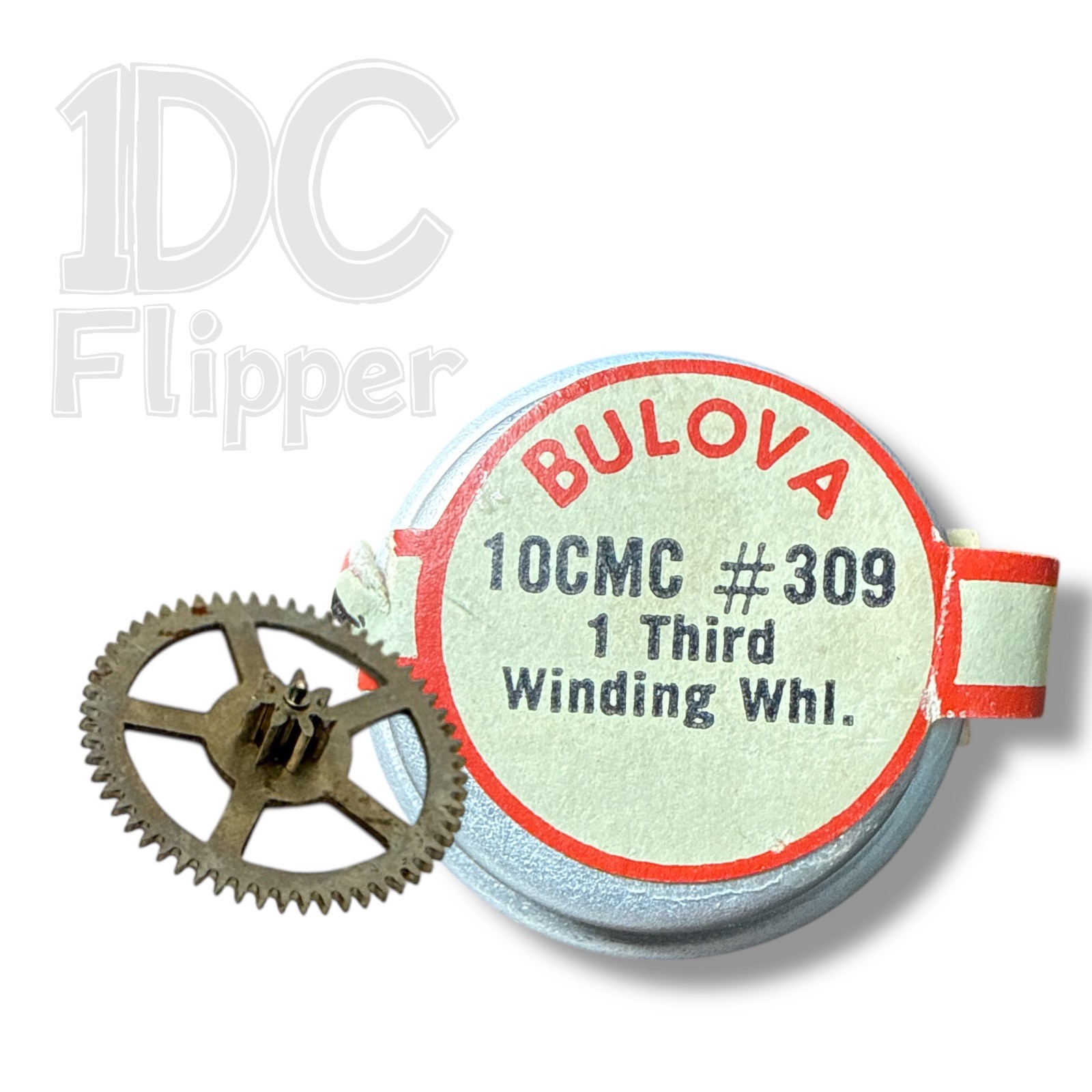 Bulova 10CMC THIRD WHEEL #309 A/201 Ratchet Driving Gear Fits Multiple, Read!