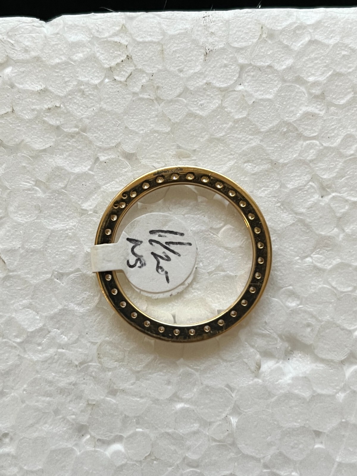 BEAD SET DIAMOND BEZEL FOR ROLEX 6516, 6517, 6519, 6916, 6917, 6919, 6927 18KY