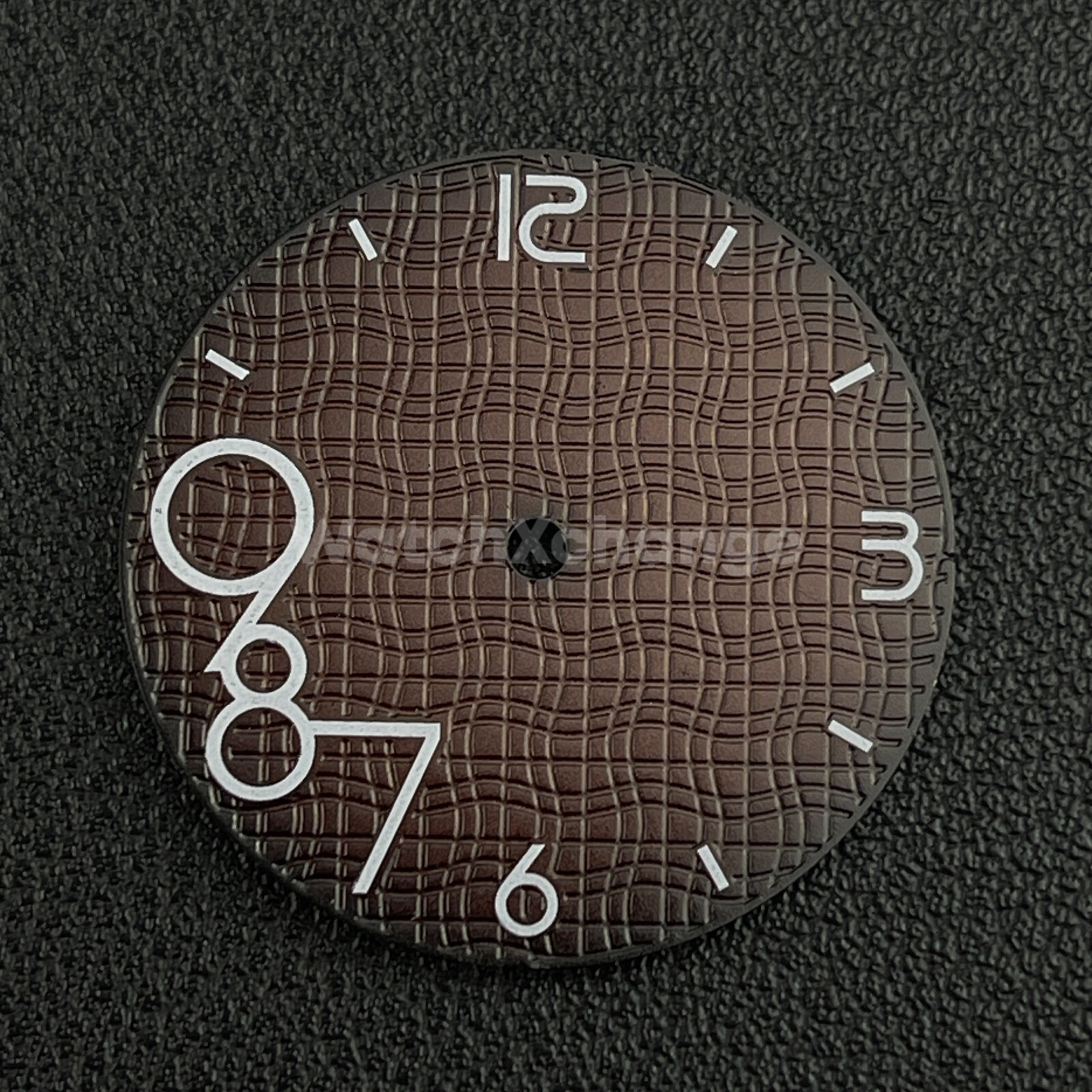 28.5mm Dark Brown Watch Dial Face For SL68 PC21 PC20 GL68 SP68 Quartz Movements