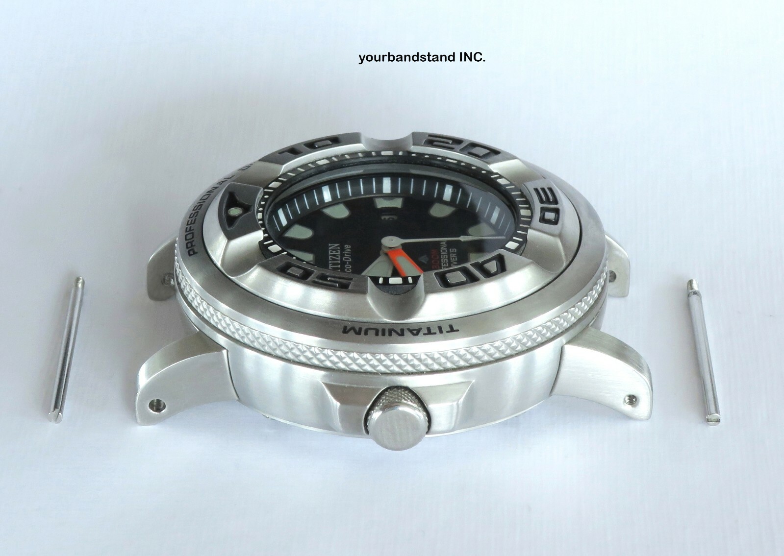SALE!! 24mm Nylon + Silver Adapters for Citizen Eco-Drive Promaster BJ8050-08E