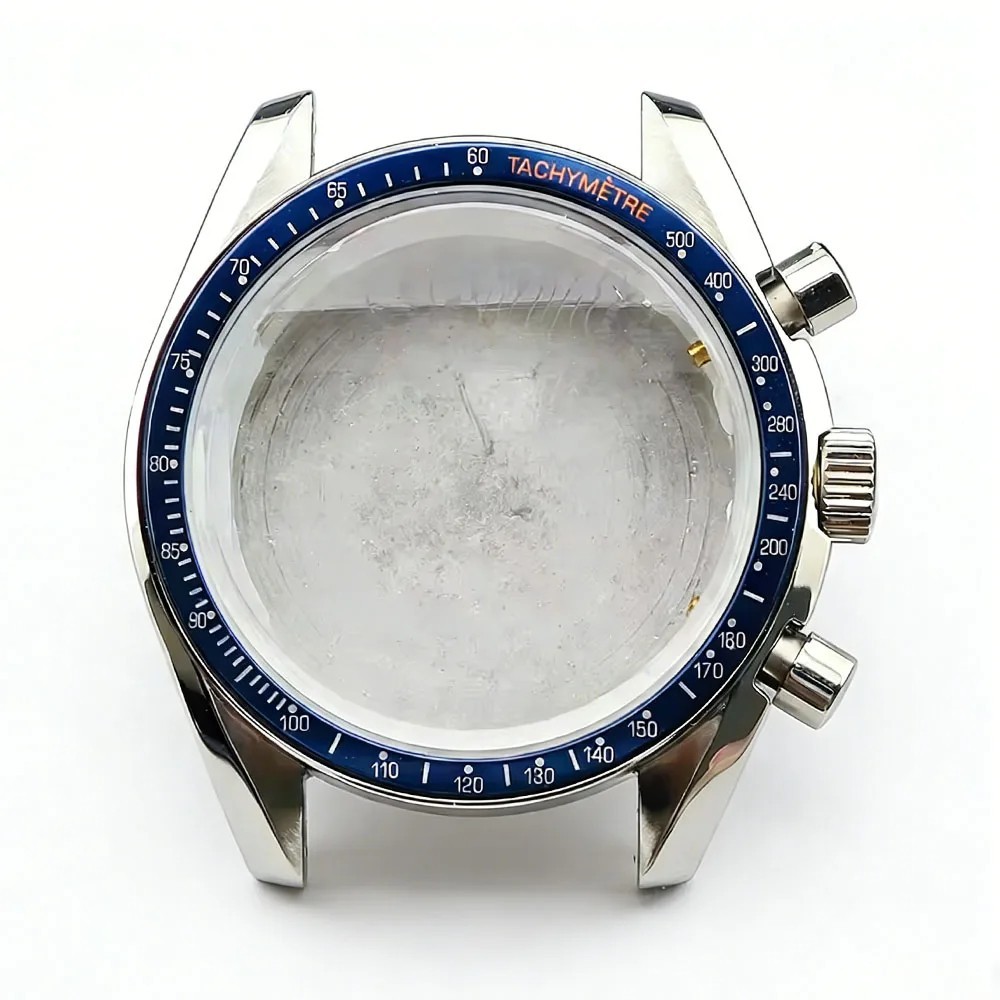 39.7mm Watch Case Men Metal VK63 VK64 Movement 20mm Strap Accessories