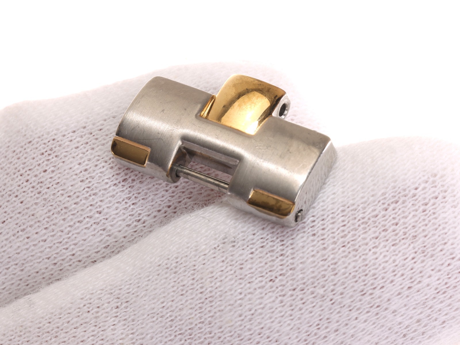 SEIKO Bracelet LINK for “7T32-6M79” Men’s Watch with “48Z5-B” Band Silver/Gold
