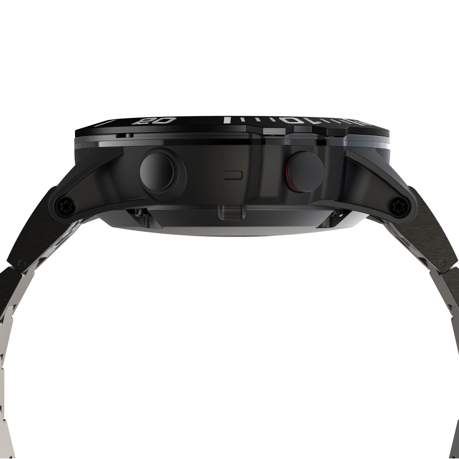For Garmin Fenix 5X/5X Plus Metal Watch Bezel Ring Adhesive Cover Frame Case Kit