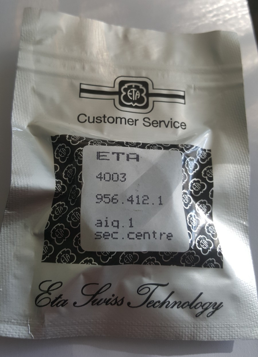 ETA Caliber 956.412 (H1) Hour Wheel Height 1.06mm