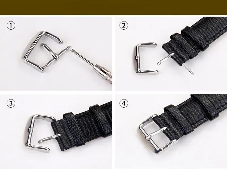 New Metal Watch Clasp 16 18mm Stainless Steel Pin Buckle for Vacheron VC Gold