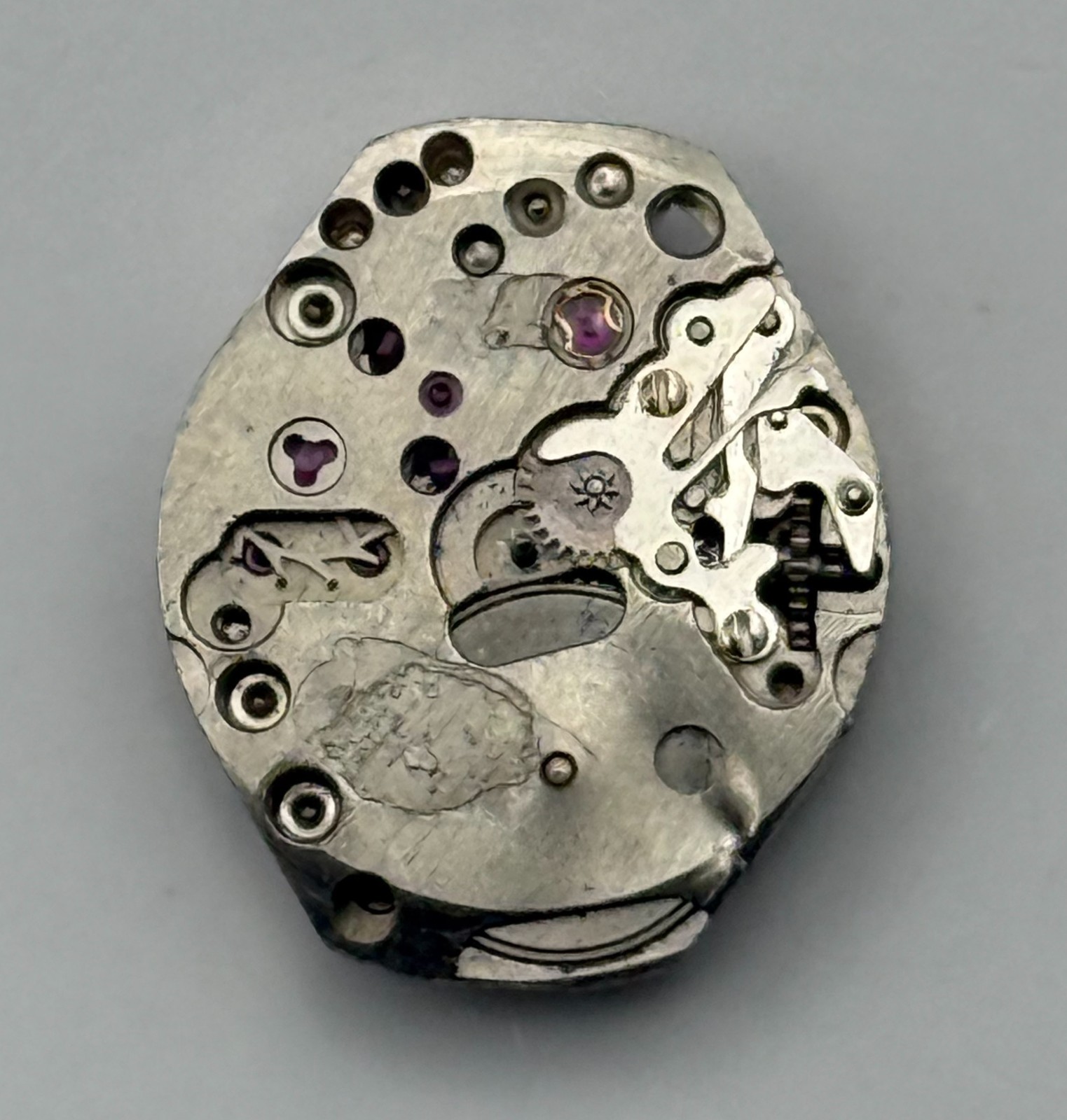 FHF 69-21 Watch Movement Swiss Manual Wind Vintage Parts Repair 15.3mm