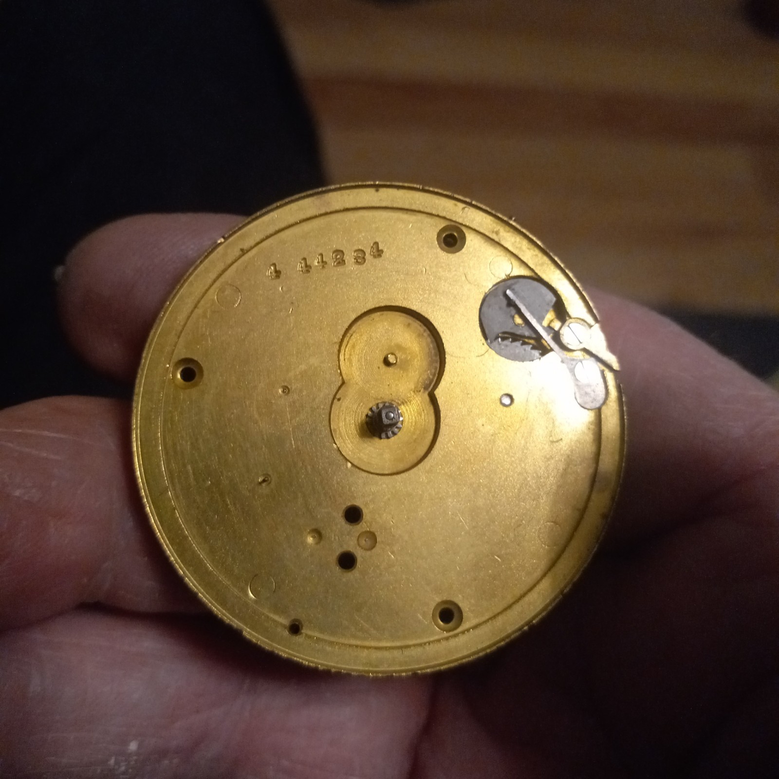 1883 Illinois Key Wind Pocket Watch Movement, 11 Jewels, Gilt Movement Finish…