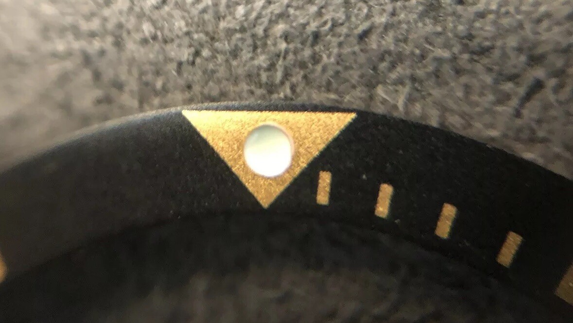 Bezel Insert – Full Size 38mm Tag Heuer 1000 980.020 984.013 980.029 Divers Gold