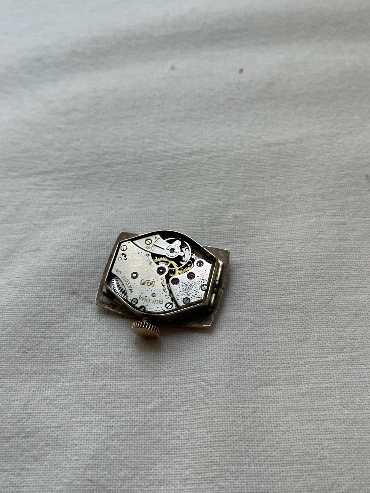 Bulova 8AE – movement for mens watch AS IS, good balance,lot0308