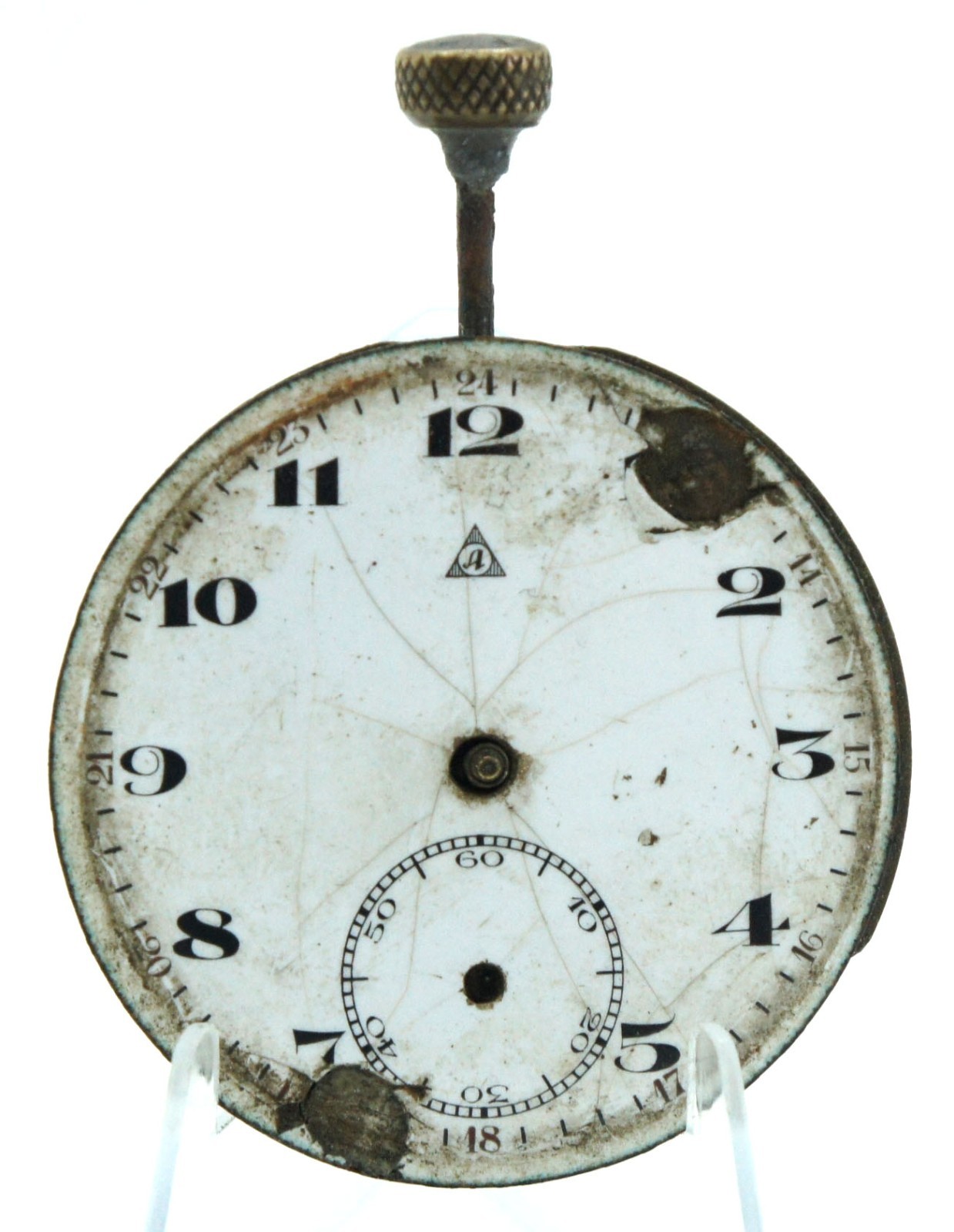 ALPINA SWISS POCKET WATCH MOVEMENT READ ! PARTS REPAIR