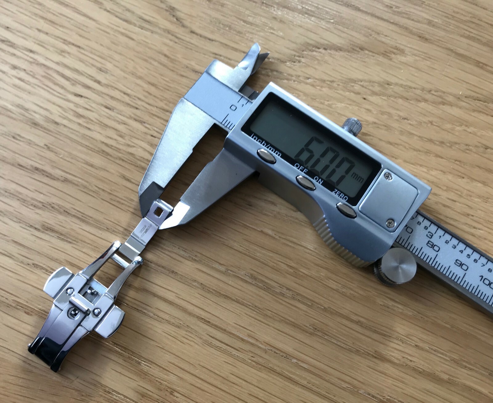 For AR1400 EMPORIO ARMANI Steel Silver 22mm Clasp Buckle Watch Strap Band