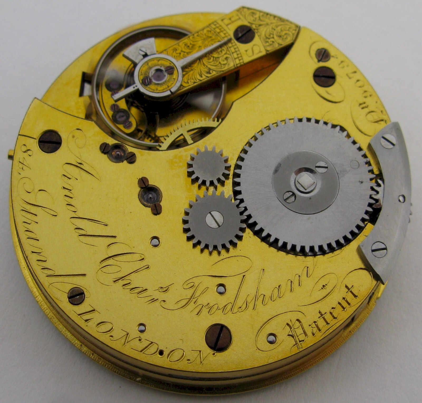 Pocket Watch 9079 Movement Arnold C. Frodsham 84 Strand London fit hunting case