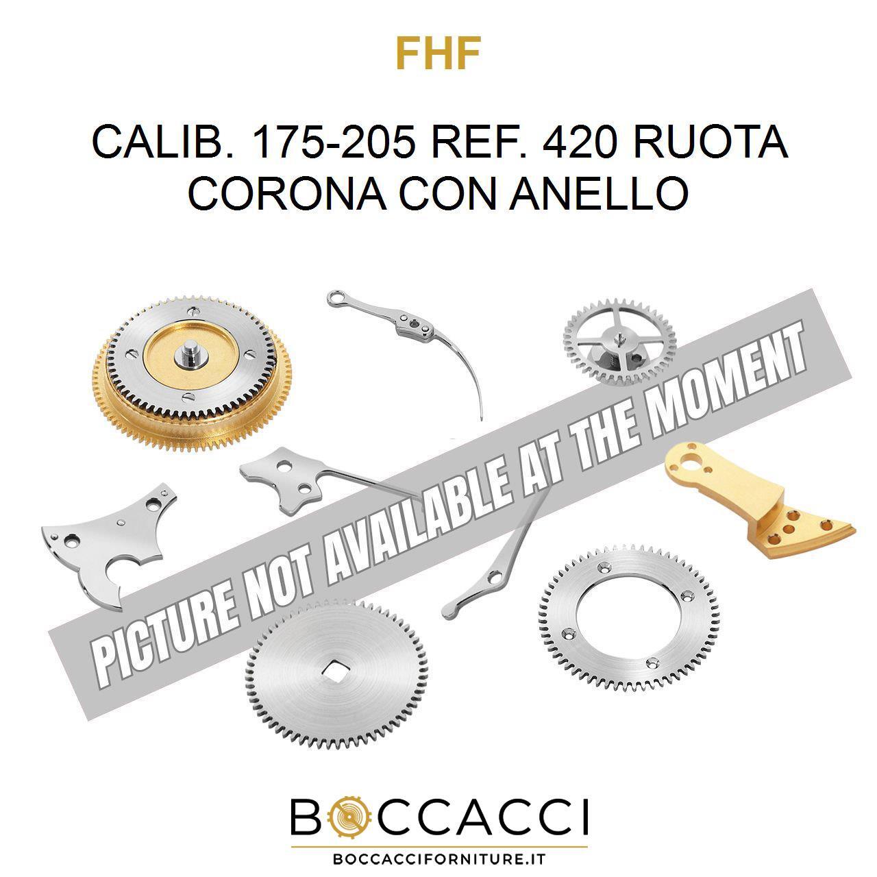 FHF Calib. 175-205 Ref. 420 Crown Wheel with Ring Calib: 175, 205 (EXCELLENT S…