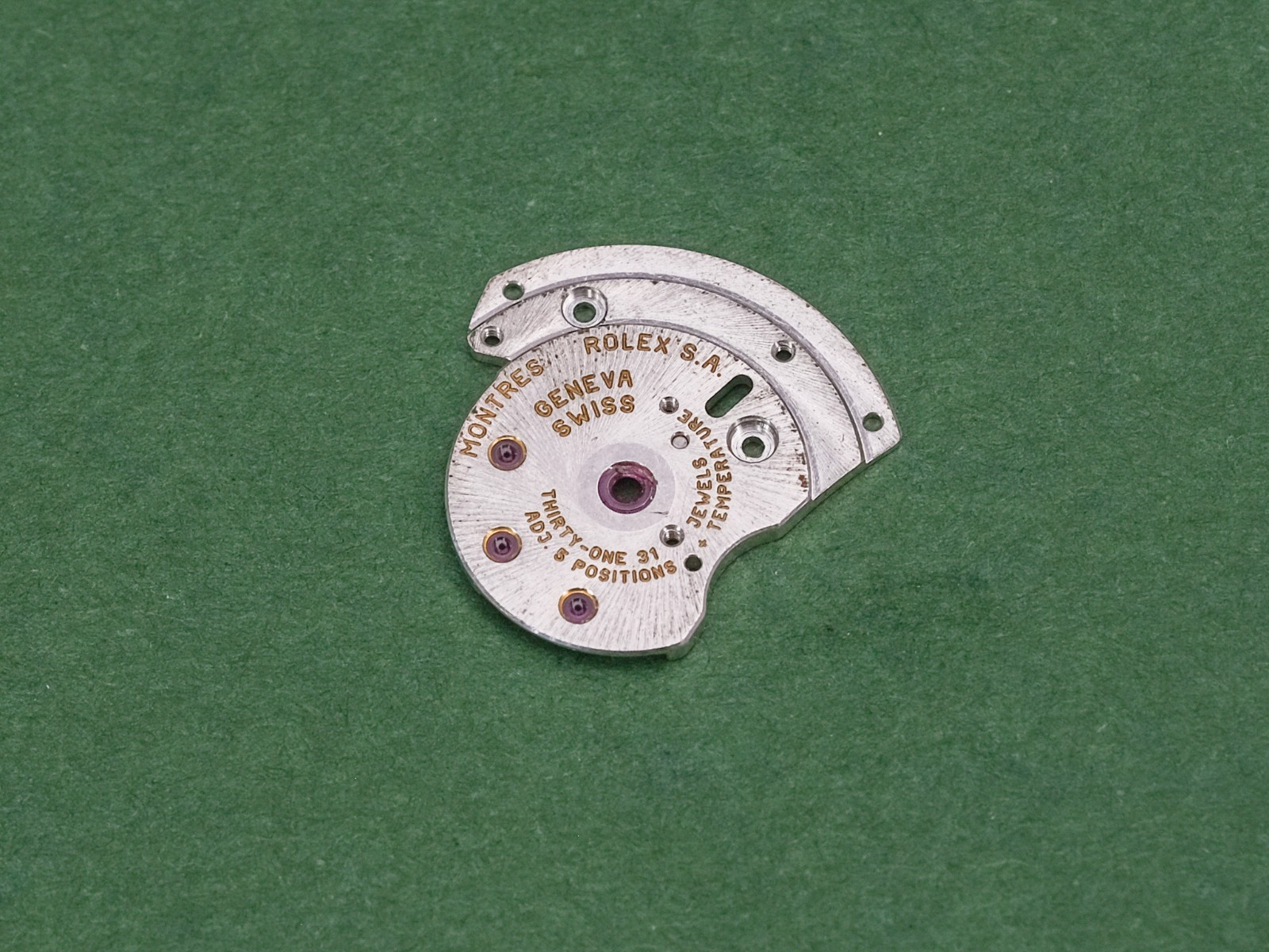 Authentic – Rolex Upper automatic bridge part ref. 3135-140 for Cal. 3135