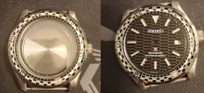 42mm SKX007 Watch Case Sapphire Crystal for NH34 NH35 NH36 4R Movement