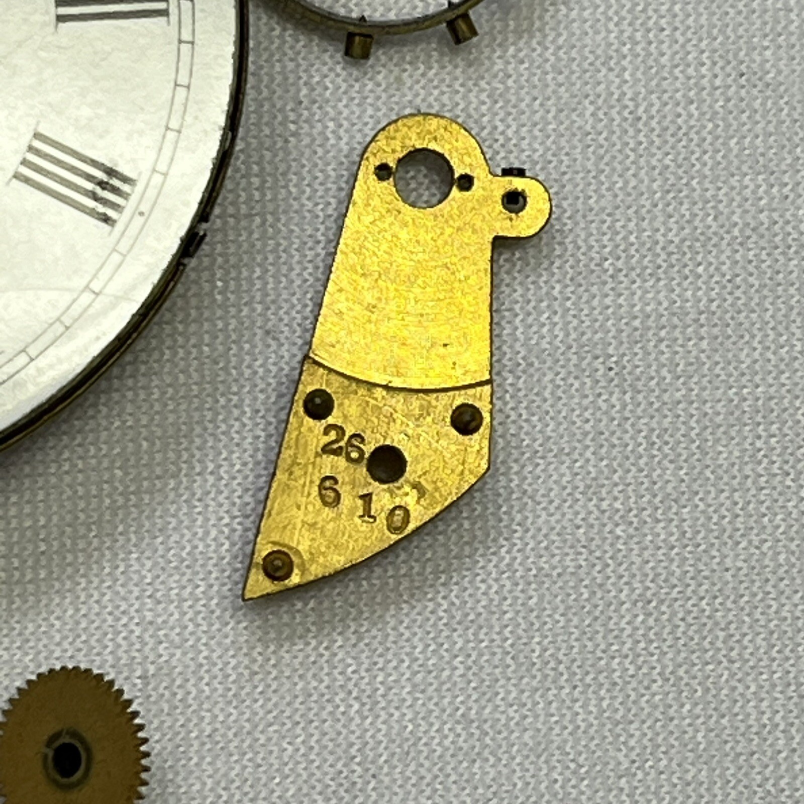 Vintage Pocket Watch Movements Dial Face American Waltham Watch Co. (#5)