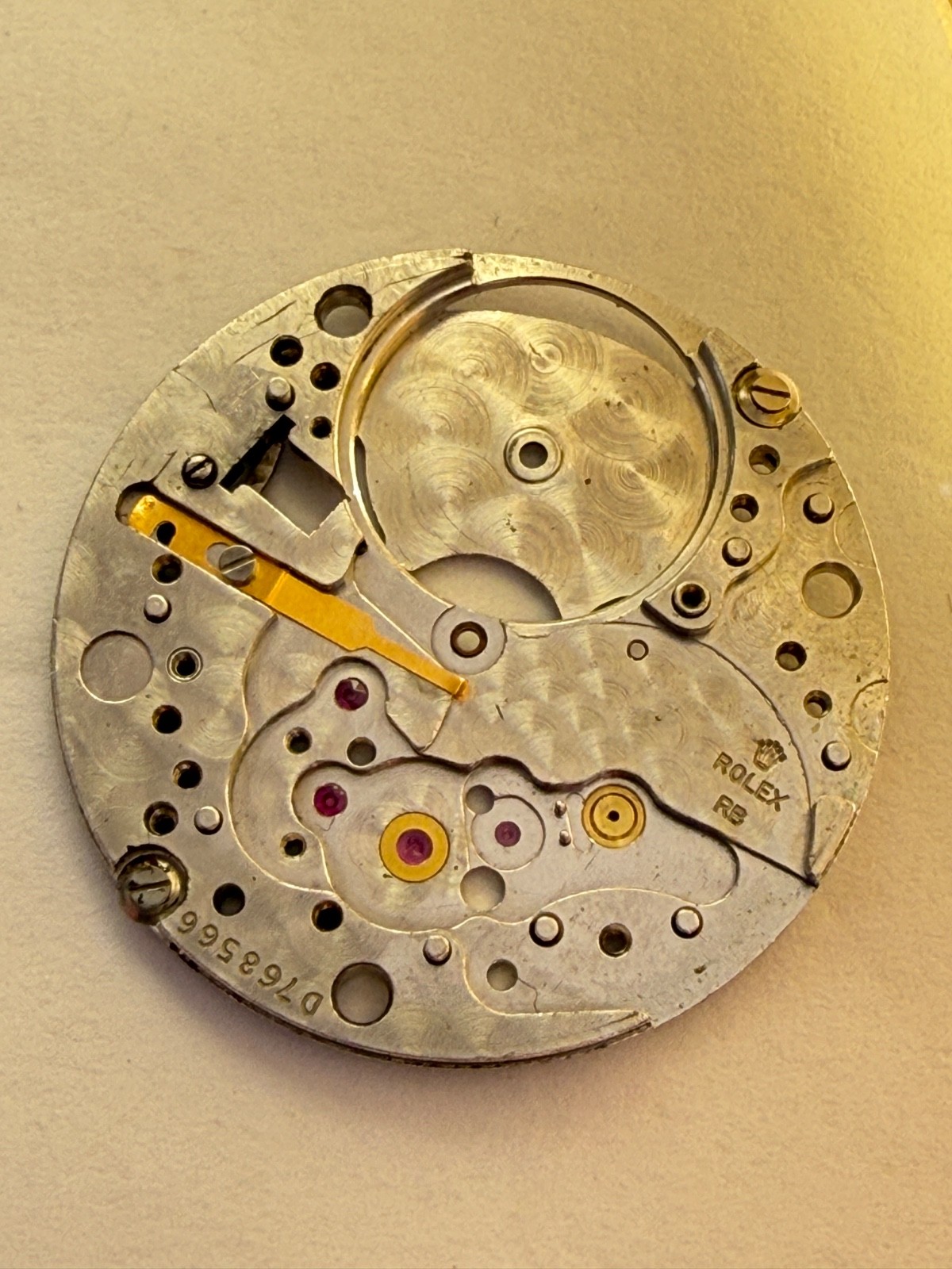 Genuine Rolex 1570 1530 1555 1556 Caliber Main Plate for Watch Movement perfect