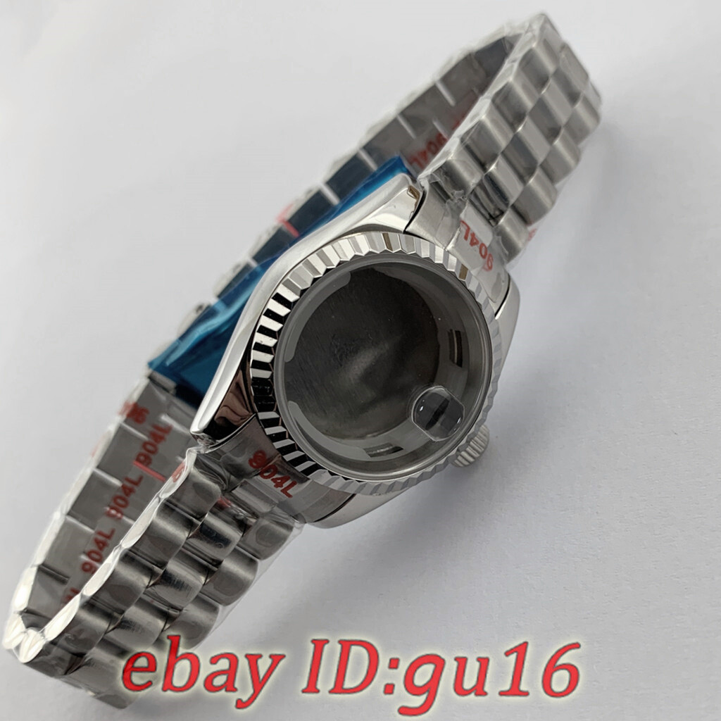 26mm Sapphire crystal Golden Silver rose gold Watch Case Fit NH05 NH06 Movement