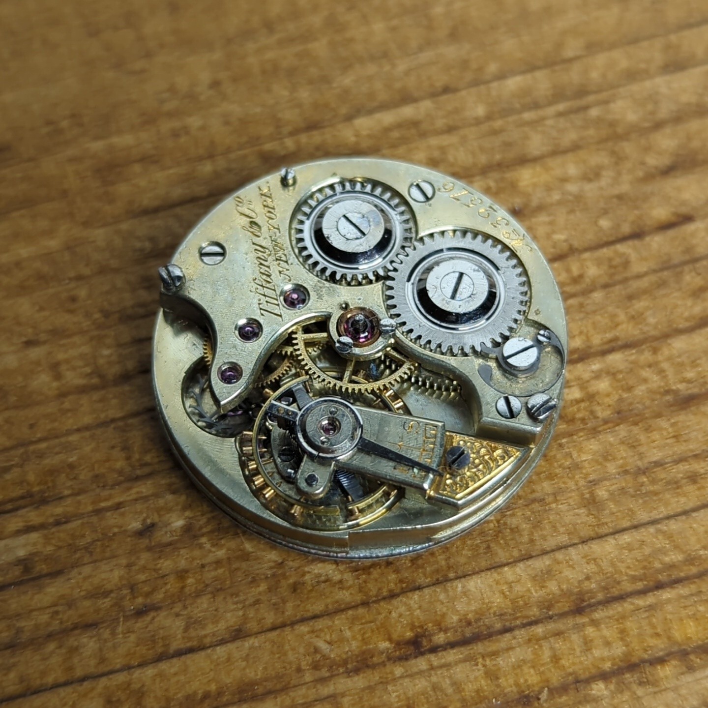 Aggasiz for Tiffany & Co New York Pocket Fob Watch Movement for Project (F229)