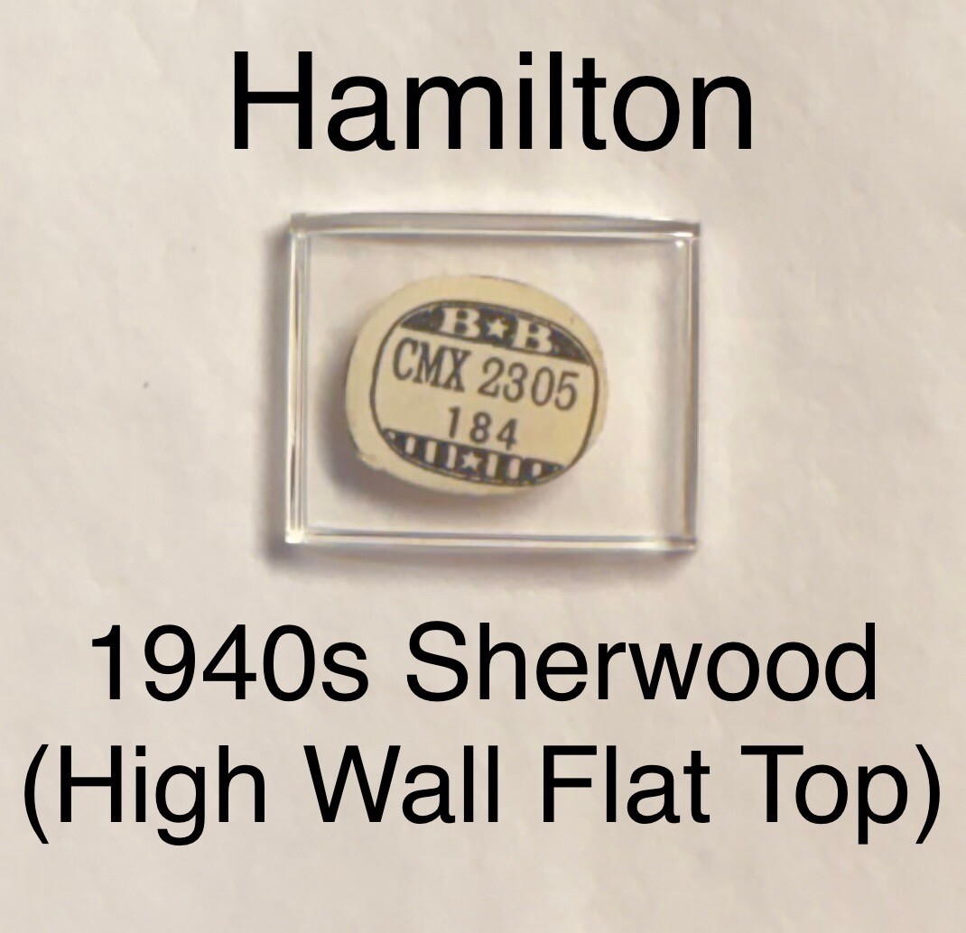 NOS Vintage 1940s Hamilton Sherwood High Wall Flat Top Glass Watch Crystal