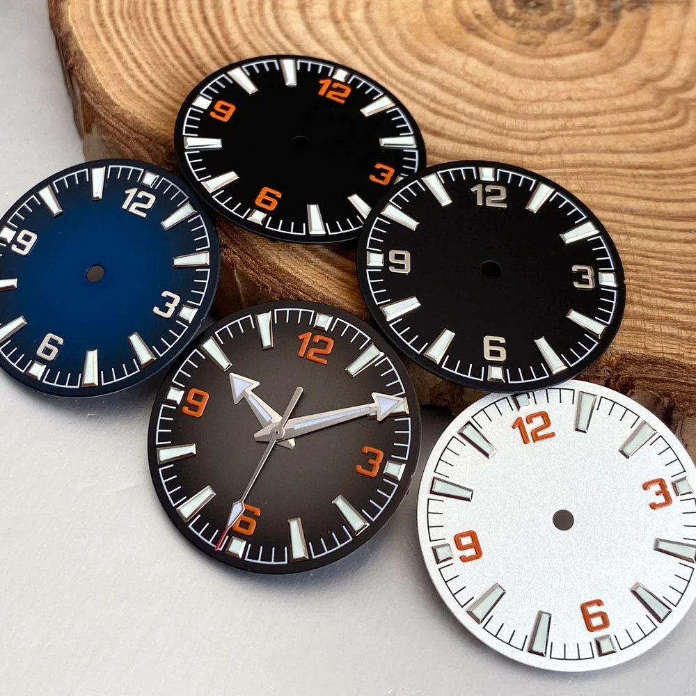 Tandorio 29mm Mod Watch Dial Face Replacement For NH35 NH36 Miyota 8215 PT5000