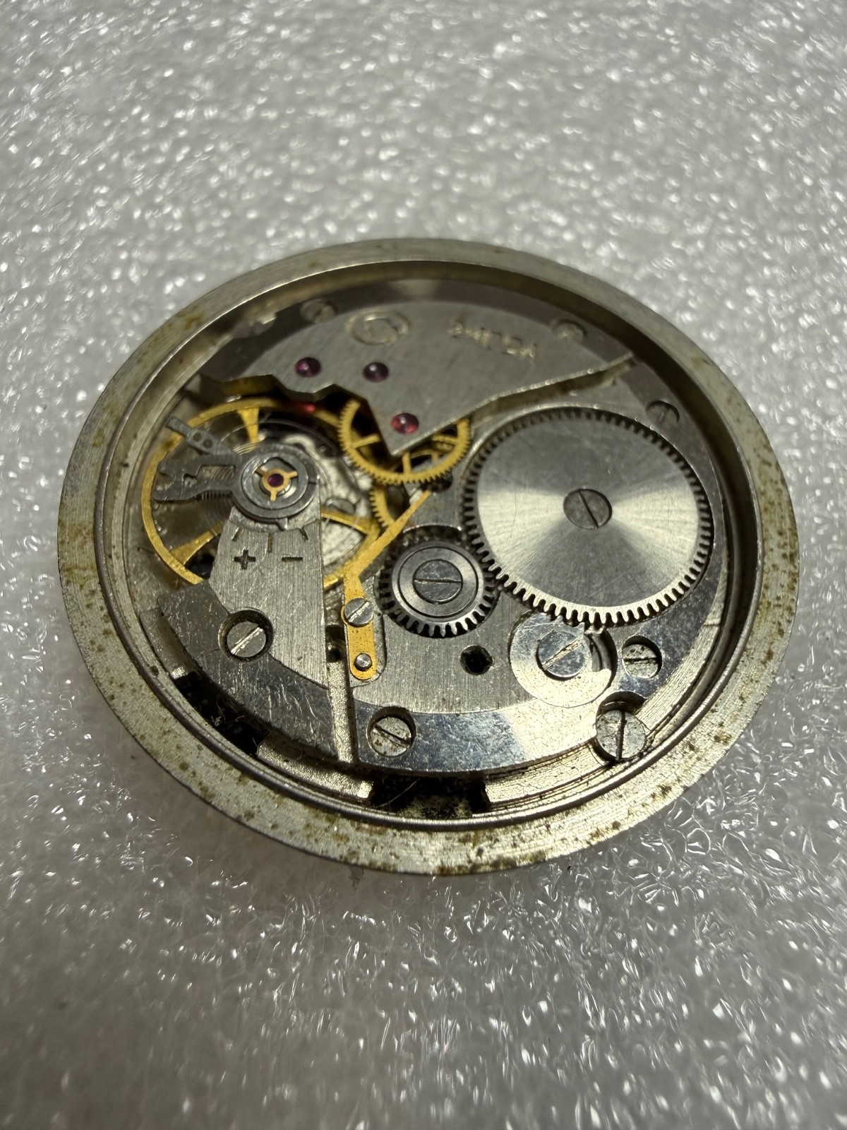 Watch Movement USSR Vostok 2409A + Dial (Modified, Seiko Logo) Parts