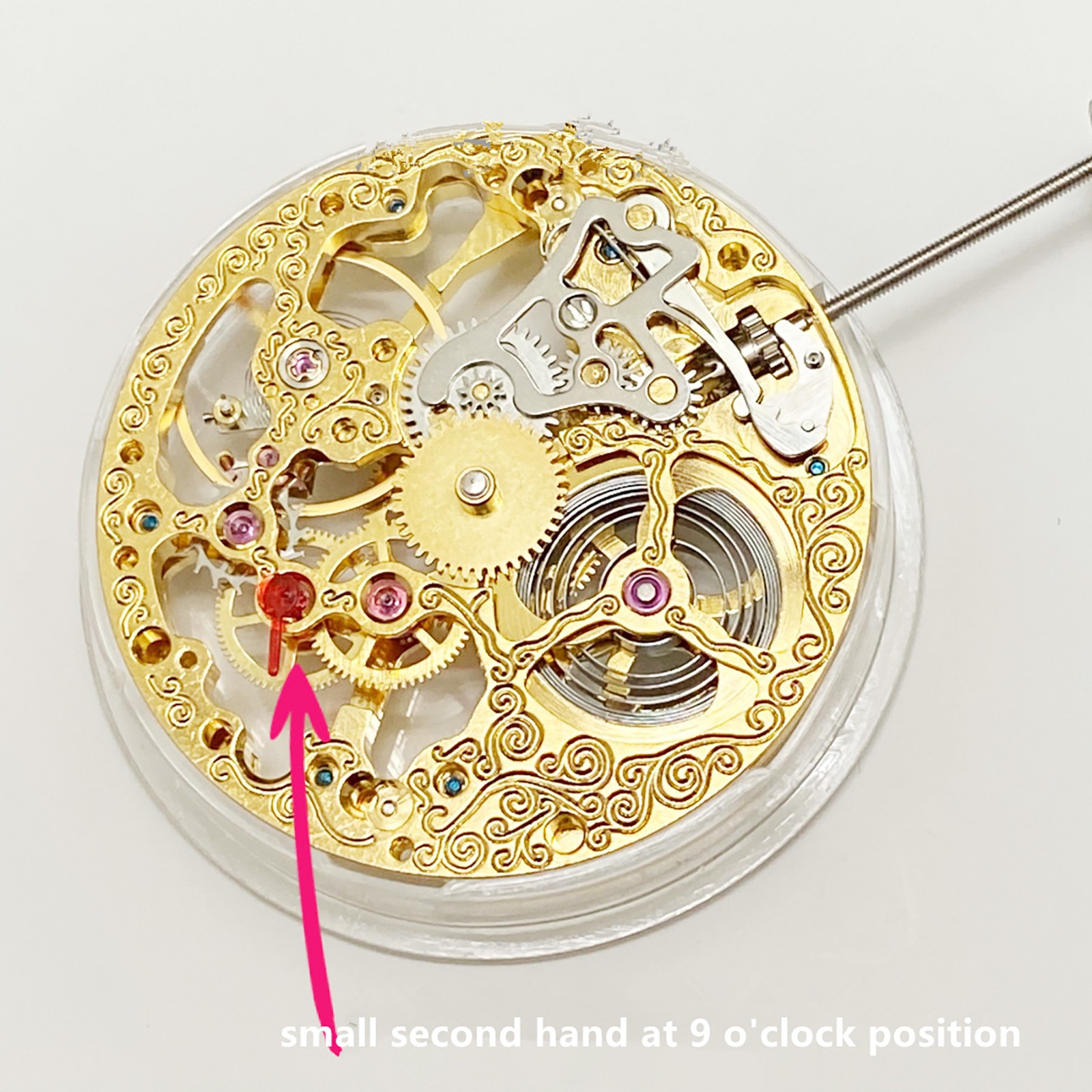Vintage Hollow Skeleton 21600bph Mechanical For 6497 ST3600 Movement Handwind S