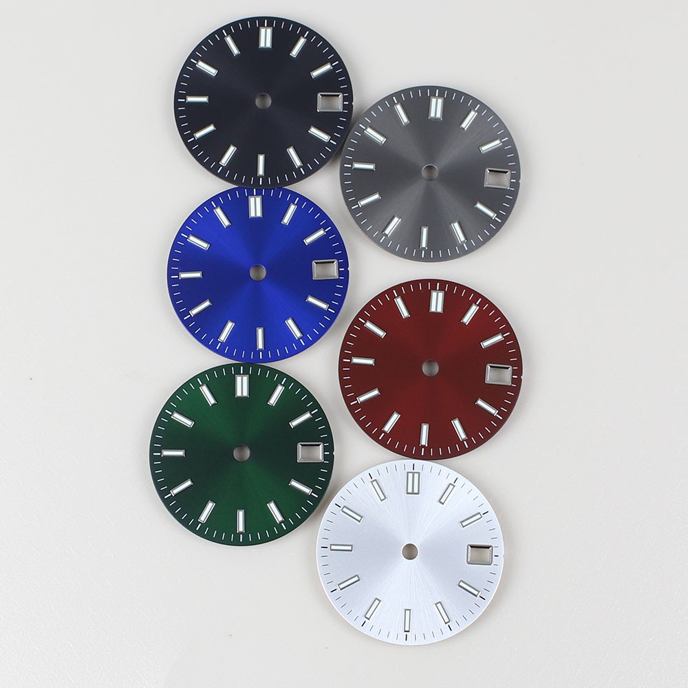 For seiko nh35 nh36 nh36A Movement 28.5mm Dial 3.0 Crown and 3.8 Crown Position
