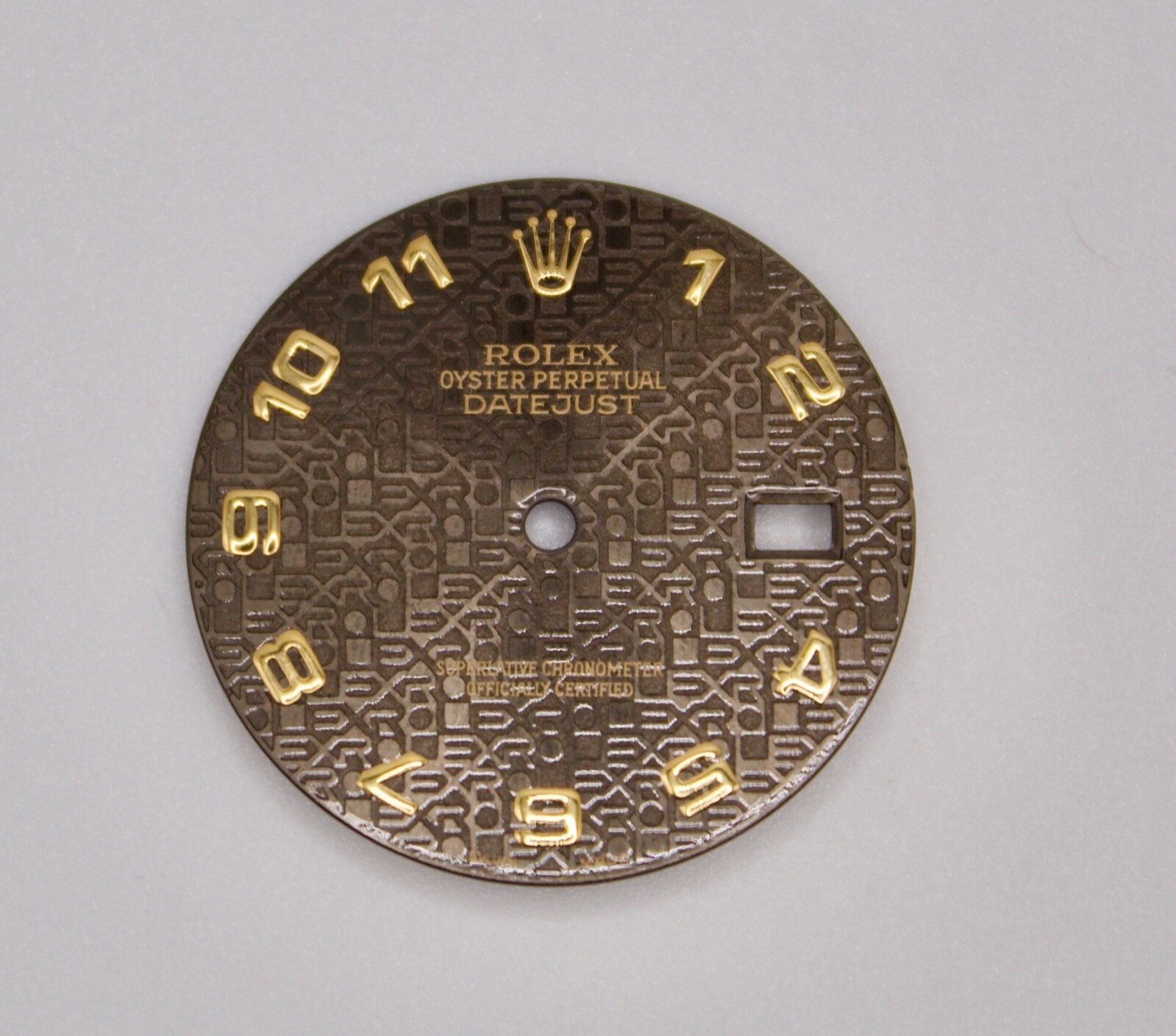 ORIGINAL Rolex Dial 36mm Datejust Bronze T/T YG Anniversary 16233/16203 Swiss