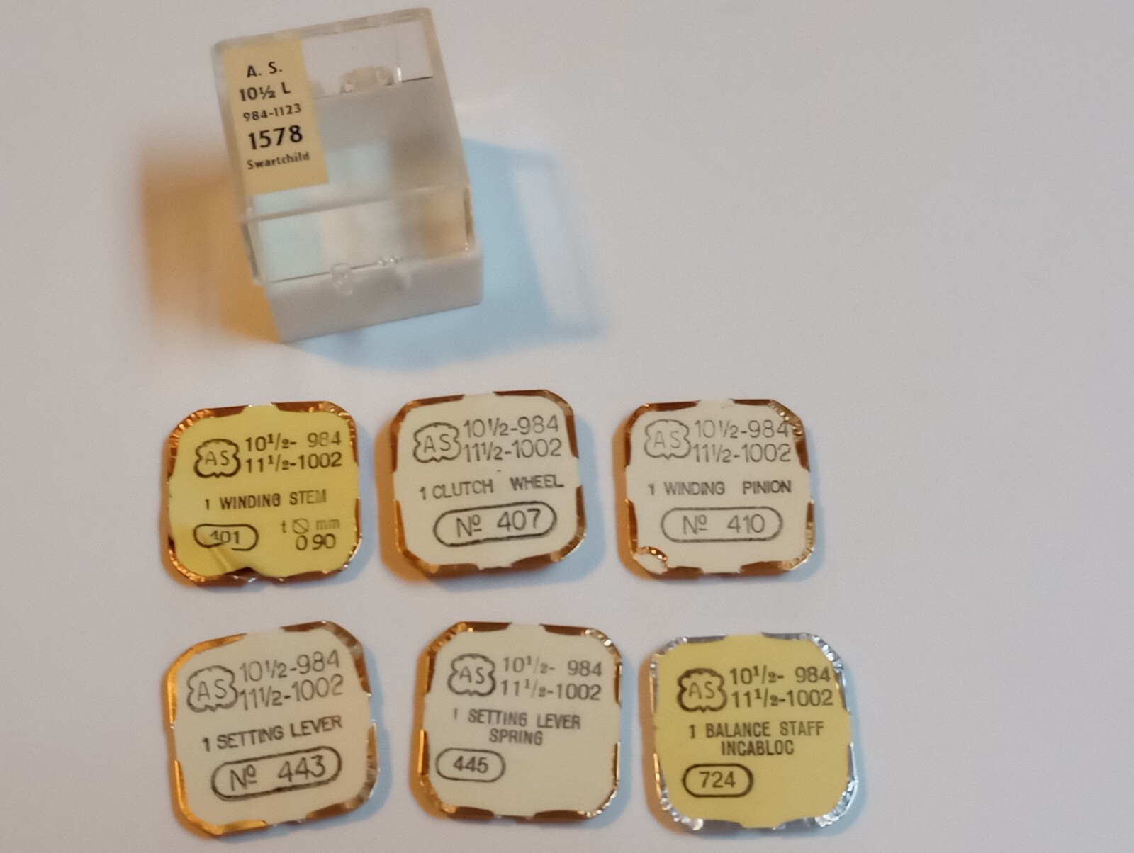 A Schild AS 10-1/2-984 11-1/2-1002 #’s 401, 407, 410, 443, 445, 724