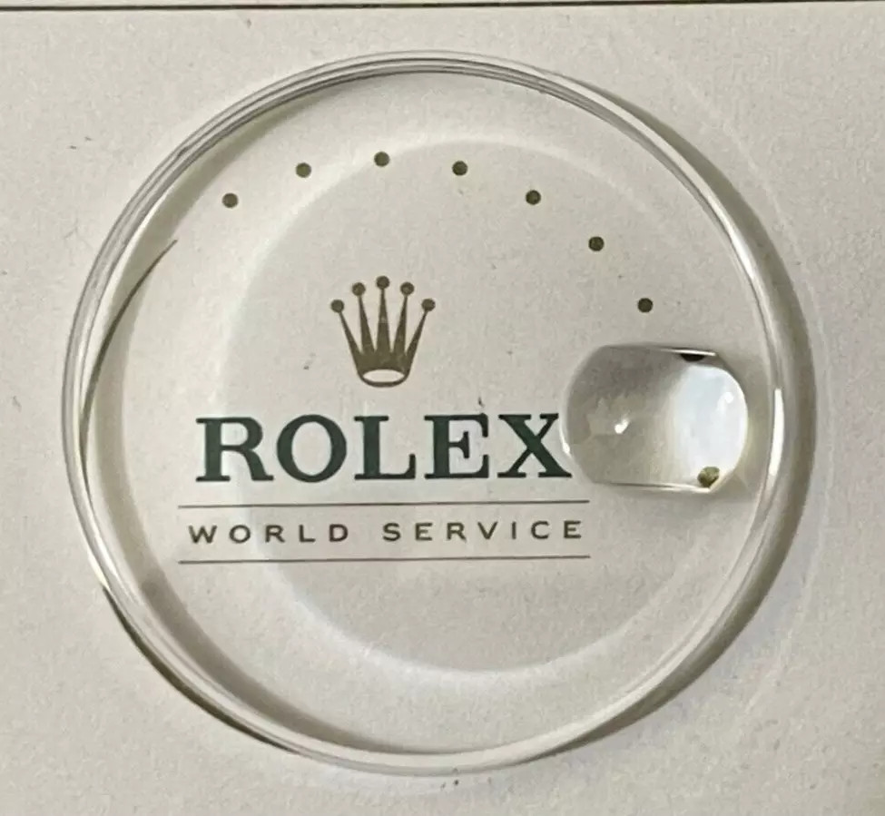 PLASTIC PLEXI WATCH CRYSTAL FOR ROLEX DATEJUST With & Without Cyclops X 2pcs