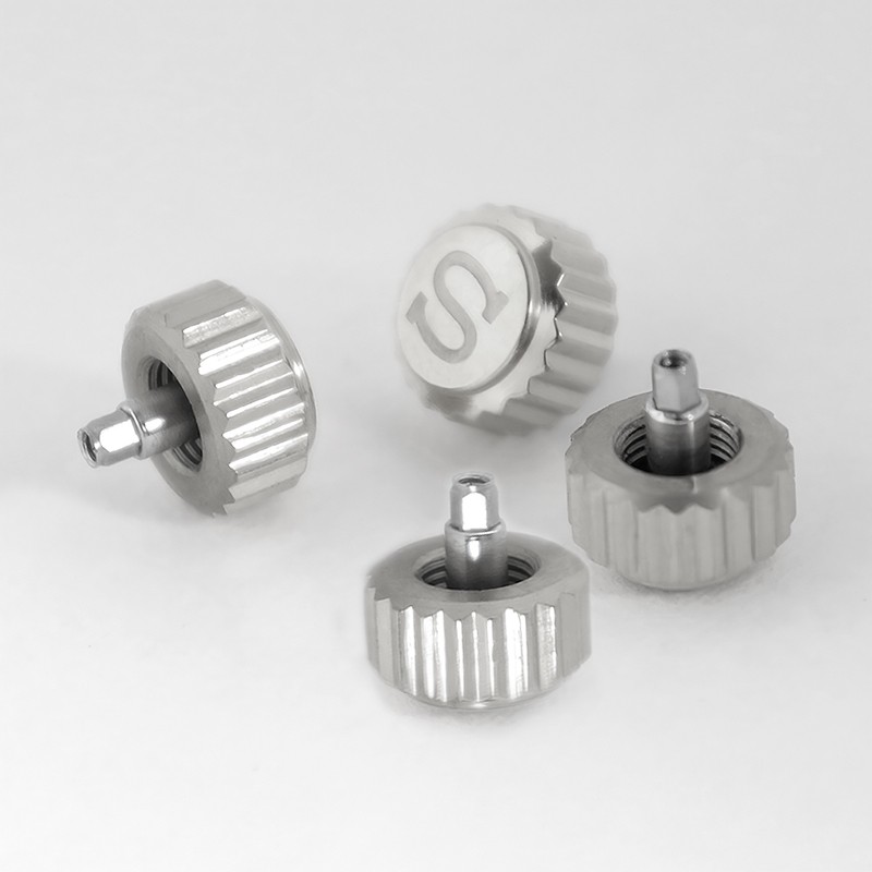 DS Waterproof Stainless Steel Screw Crown GS 6.5mm S Mod Crown Tube NH35 NH34 36