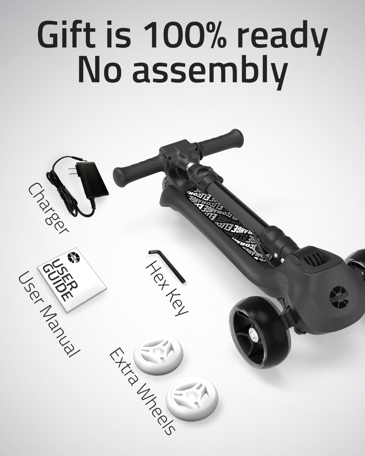 Elecorange T200/T500 Balance Electric Scooter for Kids Age 4-9, 2 Types Front…