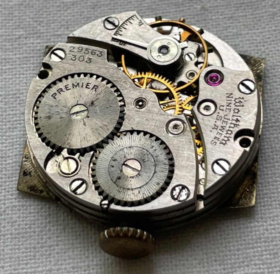 Waltham Premier – movement for mens watch AS IS good balance!, lot 1806